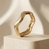 European Minimalist Irregular Plain Band Bracelet - High-End, Smooth & Streamlined Design