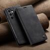 Suitable for Samsung S25 Edge matte flip phone case Galaxy S24 Ultra anti-drop card slot leather case with stand