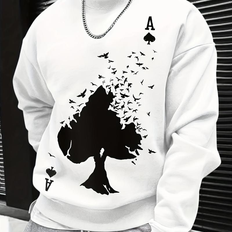 

Moisture-Wicking & Anti-Odor, Men s Crew Neck Sweatshirt, Suitable for Gym & Outdoor Hikes XXL чорний