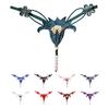Women Panties sexy Wear-Resistant Nylon Stylish Floral Pearl Briefs Thong for Home