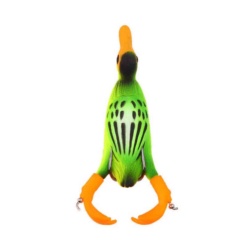 Duck Soft Fishing Lure Water 3D Simulation Floating Baits Bass Snakehead Lure Fishing Accessories