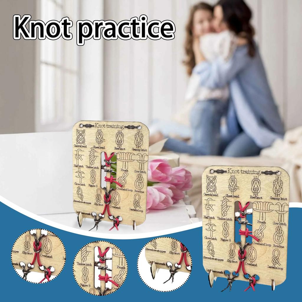Learning Knotting Training Board Outdoor Enthusiast Gift