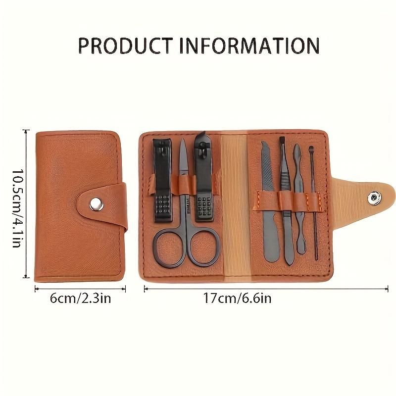 Nail Clipper Set, High Carbon Steel Blades, Manicure Care Kit with Storage Box, Concave Blade Design, Cuticle Remover, and Home Foot Care Tools