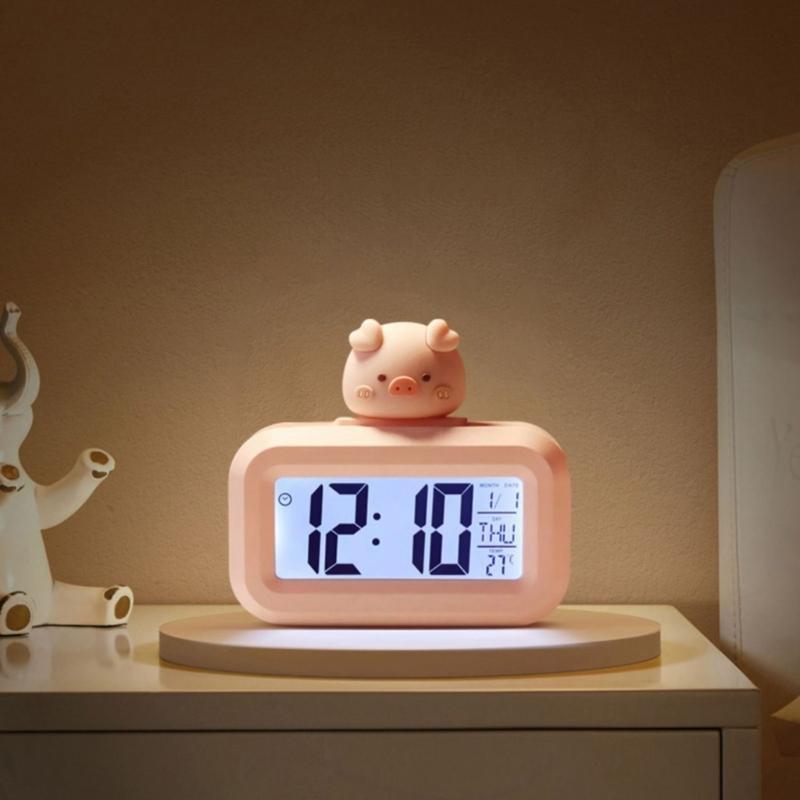 Student Alarm Clock LED Display for Bedroom Study Desk and Office Use Reliable for Time Management and Wakeups Call