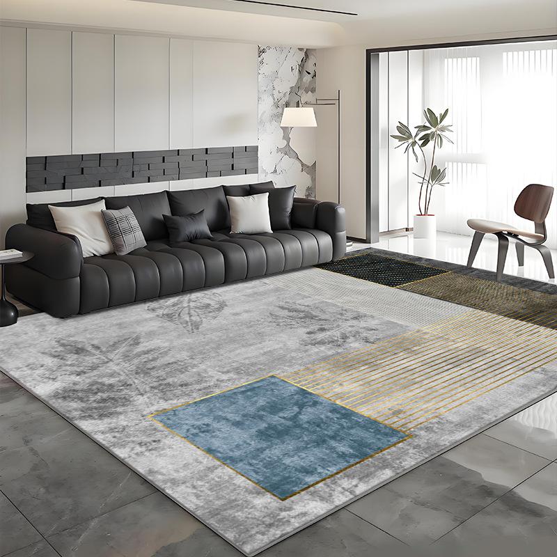 Nordic Style Light Luxury Home Decoration Living Room Rug Non-slip Easy Clean Room Decor Carpet Soft Large Area Sofa Table Mat