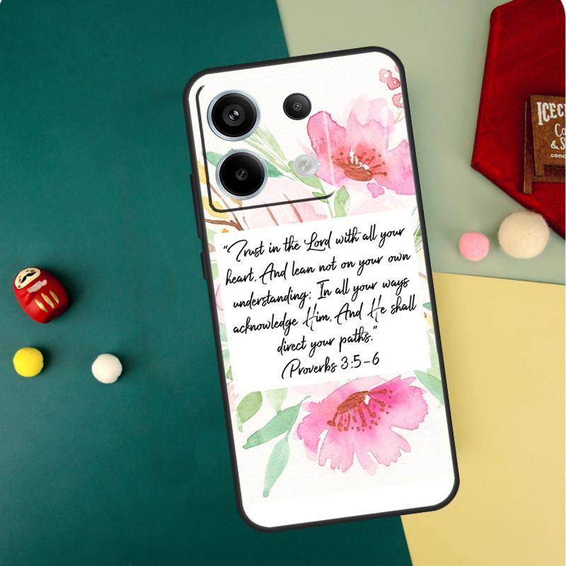 Bible Verse Case For Xiaomi Redmi Note 13 14 12 11 10 15 Pro Plus Redmi 13 15 14C 13C 15C 10C 12C Funda