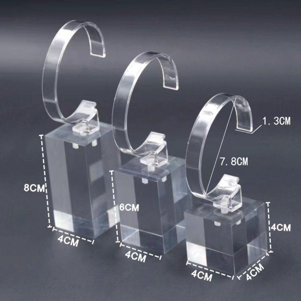 4/6/8cm Lightweight Watch Display Holder C-Shaped Watch Organizer Fashion Watch Stand