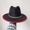 Bunte Perlen Fedoras Hut Herren Breiter Rand Fedoras Verbundener Jazzhut DIY Jazz Panama Schwarzer Hut Gorras para hombres