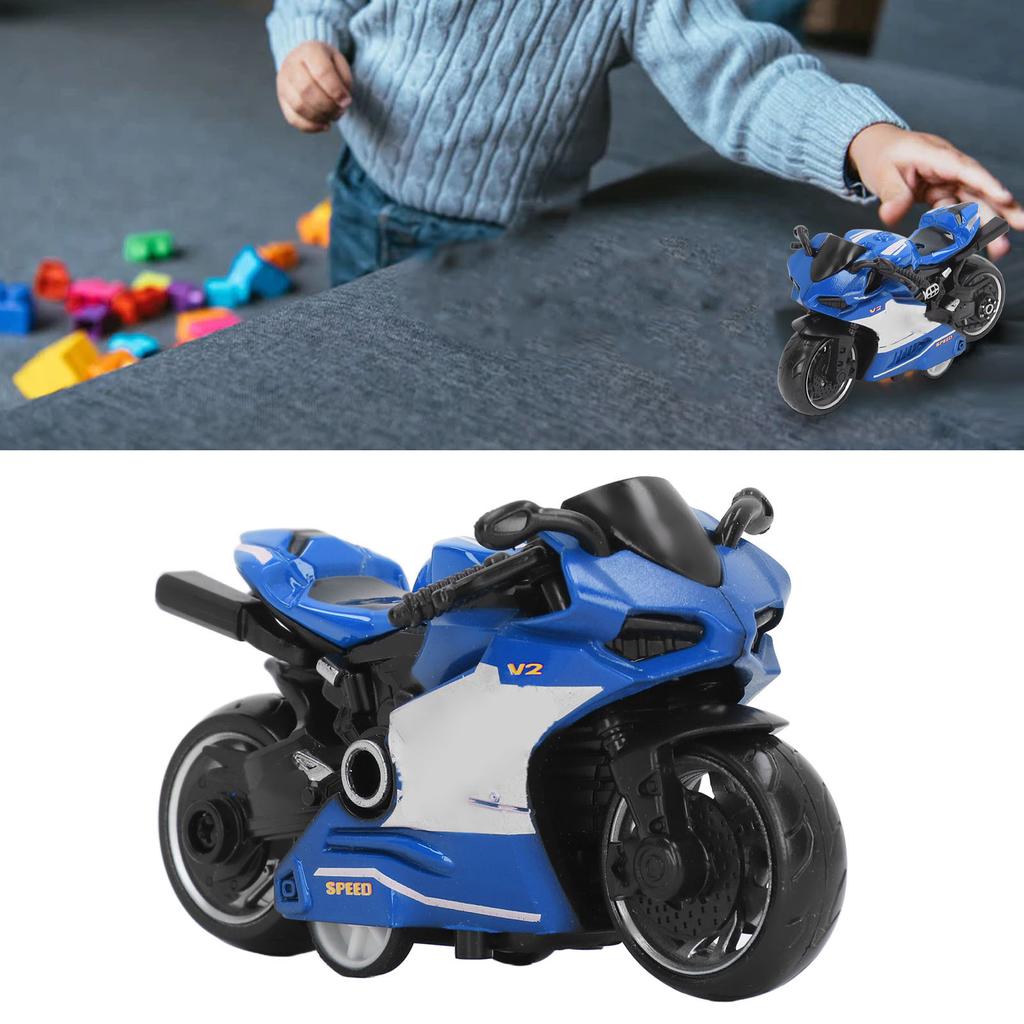 Pull Back Motorcycles Toy Innovative Simulation Alloy Motorcycle Model for Kids Gifts Collection
