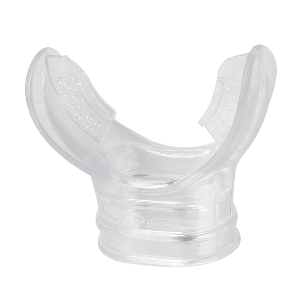Transparent PVC Professional Scuba Diving Standard Bite Mouthpiece
