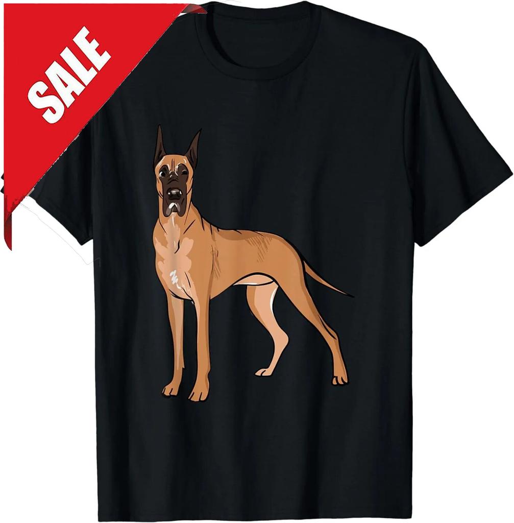 Great Dane Lover Illustration for Great Dane Owner Gift Unisex T-Shirt