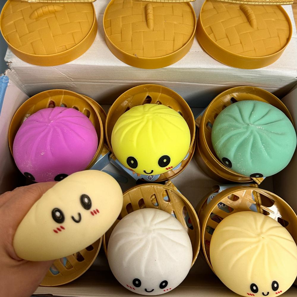 Neues Teigtaschen-Spielzeug Teigtaschen Squishy mit Box Teigtaschen Sensorisches Knetspielzeug zur Stressbewältigung