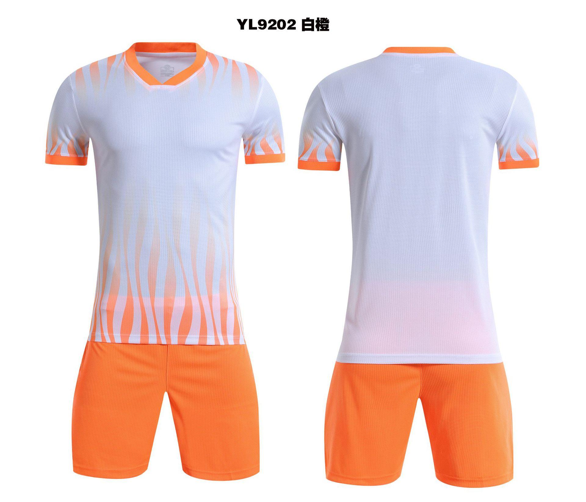 Cross-border jerseys, team training, sports jerseys, football jerseys, sets, men s and children s adult jerseys, student training jerseys 16