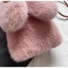 Módní plyšová crossbody taška 2024 - Roztomilý design králíčka, ideální na podzim/zimu