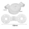 10-100PCS Plant Shade Cloth Round Clips Sunshade Net Fixing Clip Greenhouse for Anti Bird Netting Gardening Hook Accessories