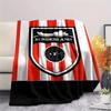 1pc Sunderland Print Flannel Blanket, High quality Comfortable for All Seasons, Home Decor, Warmth and Comfort, Perfect for Christmas Gifts90