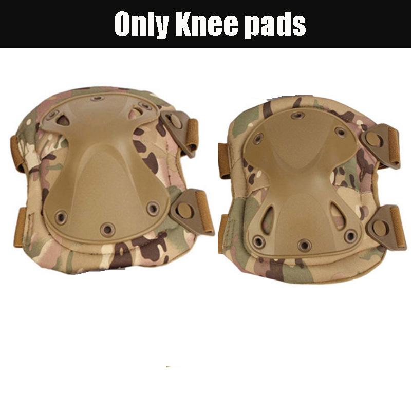 Durable And Safe Unisex Camo Tactical Kneepad Elbow Pads Knee Protector For Men Women Outdoor Sport Working Hunting Skating Safety Gear Kneecap