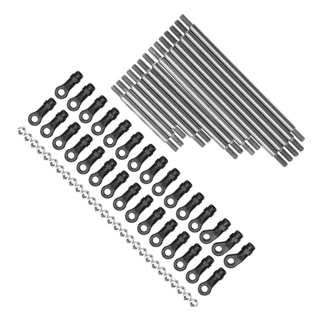 RC Metal Link Tie Rod Pull Rod with End Ball Set for Traxxas TRX6 G63 6WD 110 RC Car