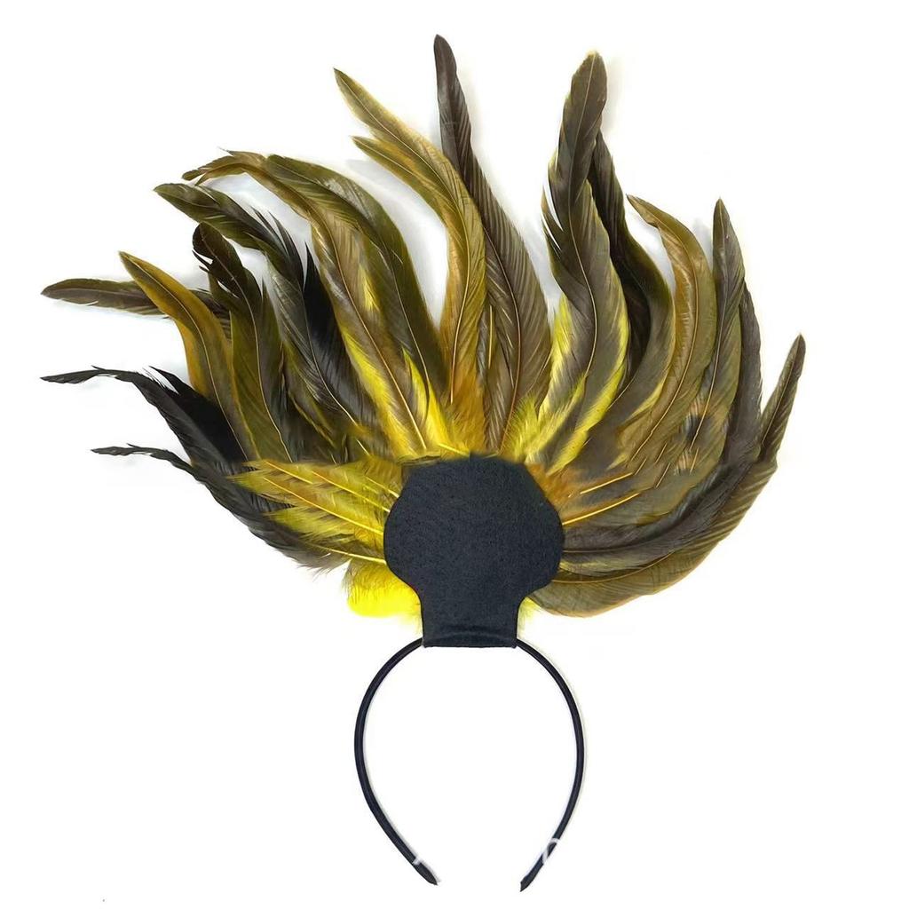 Elegant Feather Headband Cosplay Hair Accesories Fashion Hairpieces Costume Headwear for Parties and Celebrations
