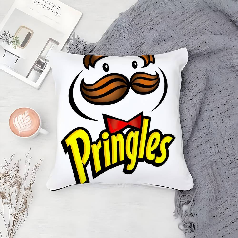 Classic Personality P-Pringles-MT Pillow Case Printing Pillowcase Living Room Sofa Cushion Cover Bedroom Room Decor