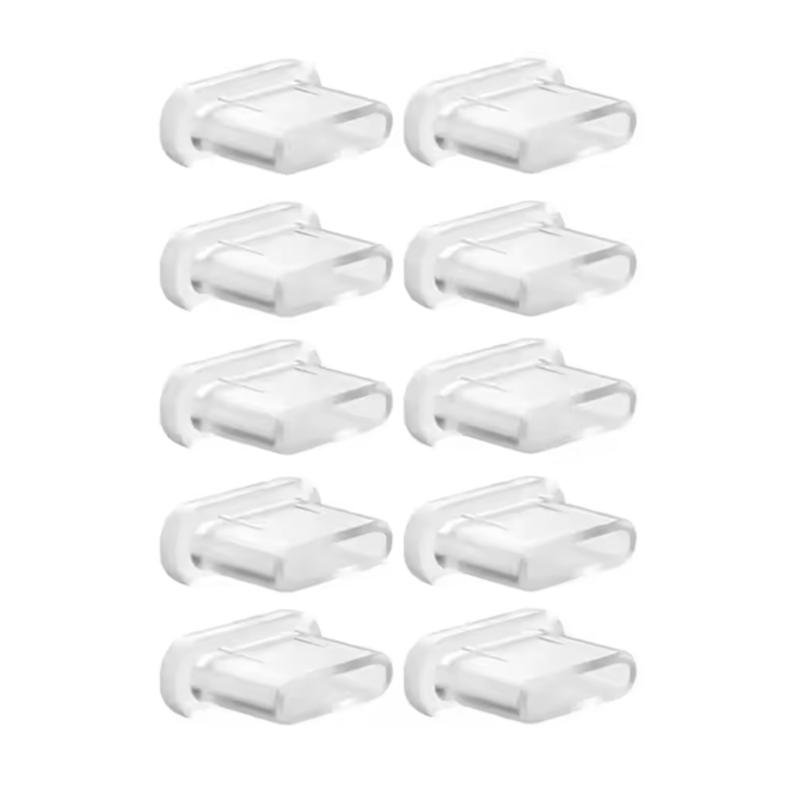5/10Pcs Silicone Dust Plugs Type C Charging Port Protector Stopper Cap Cover For Phone Anti-Dust Plug