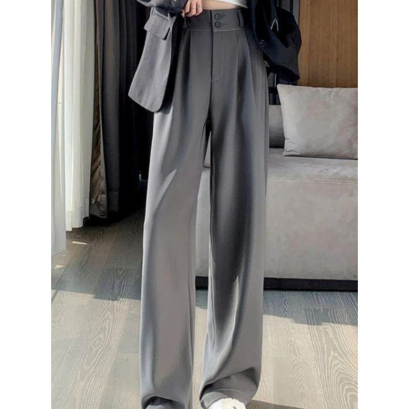 High Waisted Slim Loose Casual Pants High Waist Slim Looking Loose Casual Pants