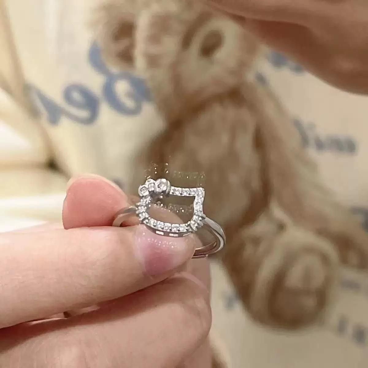 

Серебряное жидкое кольцо-бабочка с открытым узлом, женское нишевое дизайнерское кольцо для пары, модное персонализированное кольцо на указательный палец