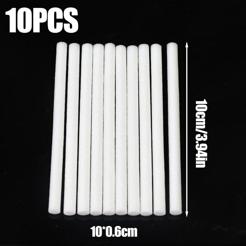 200/10Pcs Cotton Sponge Stick for Humidifier Filter Replacement Travel Mini Humidifier Filters Sticks Aroma Diffuser Keeps Clean