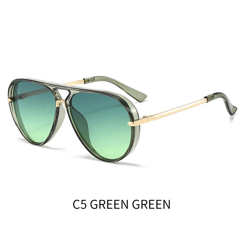 

Модные Солнцезащитные Очки Большой Рамки Формы Лягушки - Новый Европейский и Американский Стиль