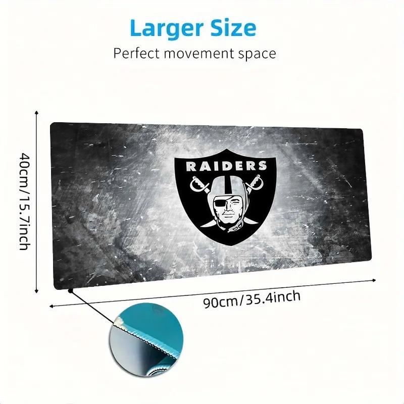 Las Vegas Raiders2 Print Cushion Non-slip Laptop Tablet Big Mousepad XXL Mat Mini PC Playmat With Lock edge