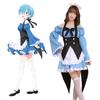 Re Zero Kara Hajimeru Lsekai Seikatsu Rem Ram Emilia Cosplay Costume Dress Maid