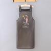 New Transparent TPU Apron: Waterproof, Oil-Resistant, Dirt-Resistant Cartoon Protective Waist Cover.