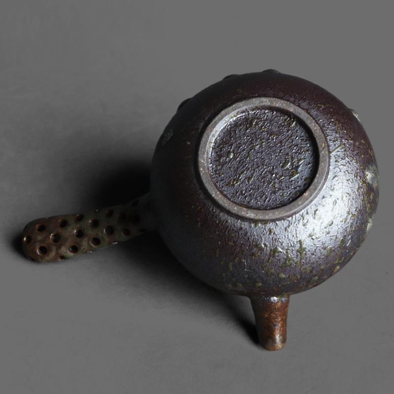 200ml Japanese Ceramic Teapot Kiln Change Green Retro Style Kung Fu Tea Set