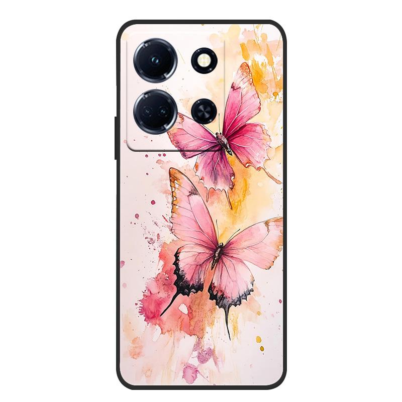 Schutzhülle aus weichem, mattem Silikon in Marmoroptik für Infinix Note 30 4G, passend für Infinix Note 30 Pro, 30i und 30 VIP – Rundumschutz