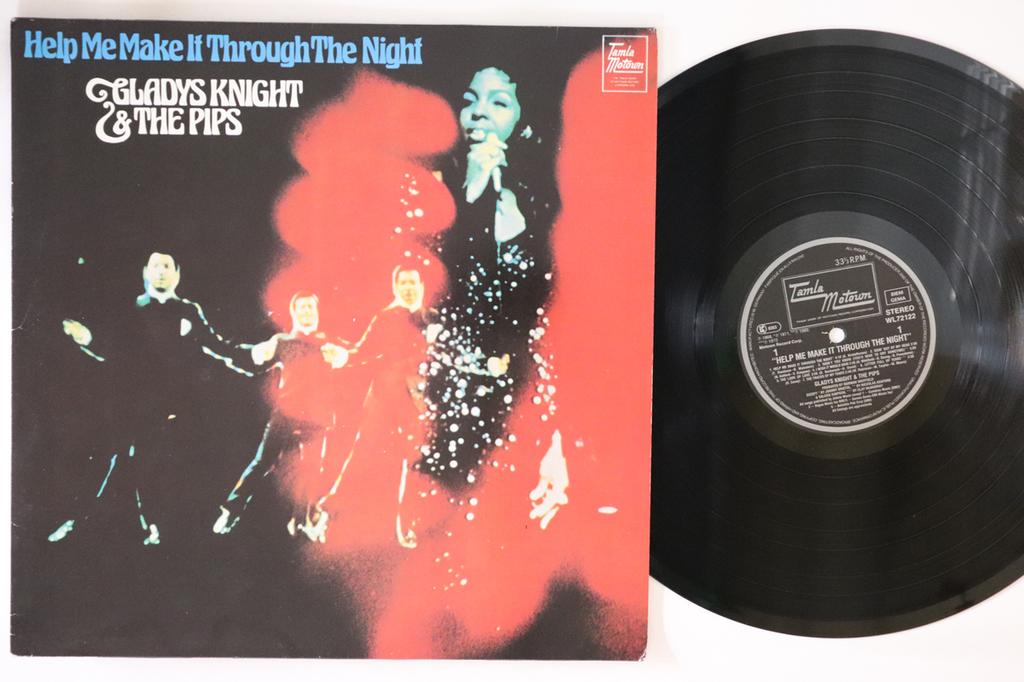 LP Record GLADYS KNIGHT & THE PIPS - Help Me Make It Through The Night WL72122 TAMLA MOTOWN 1984 UK & Europ Soul/Funk Used