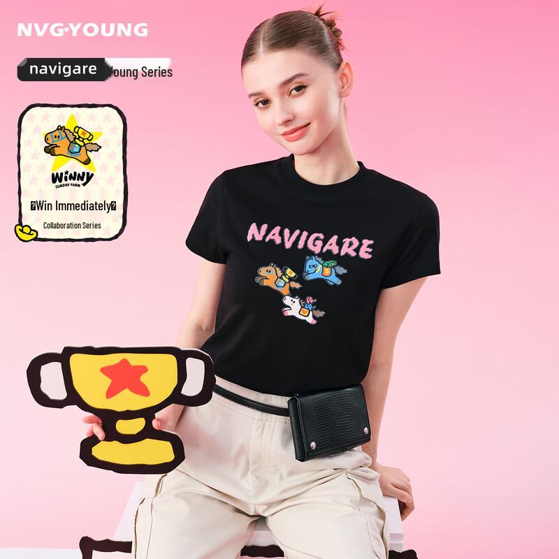 

Navigare x Pop Sunday Women s Cotton Printed Casual T-Shirt L