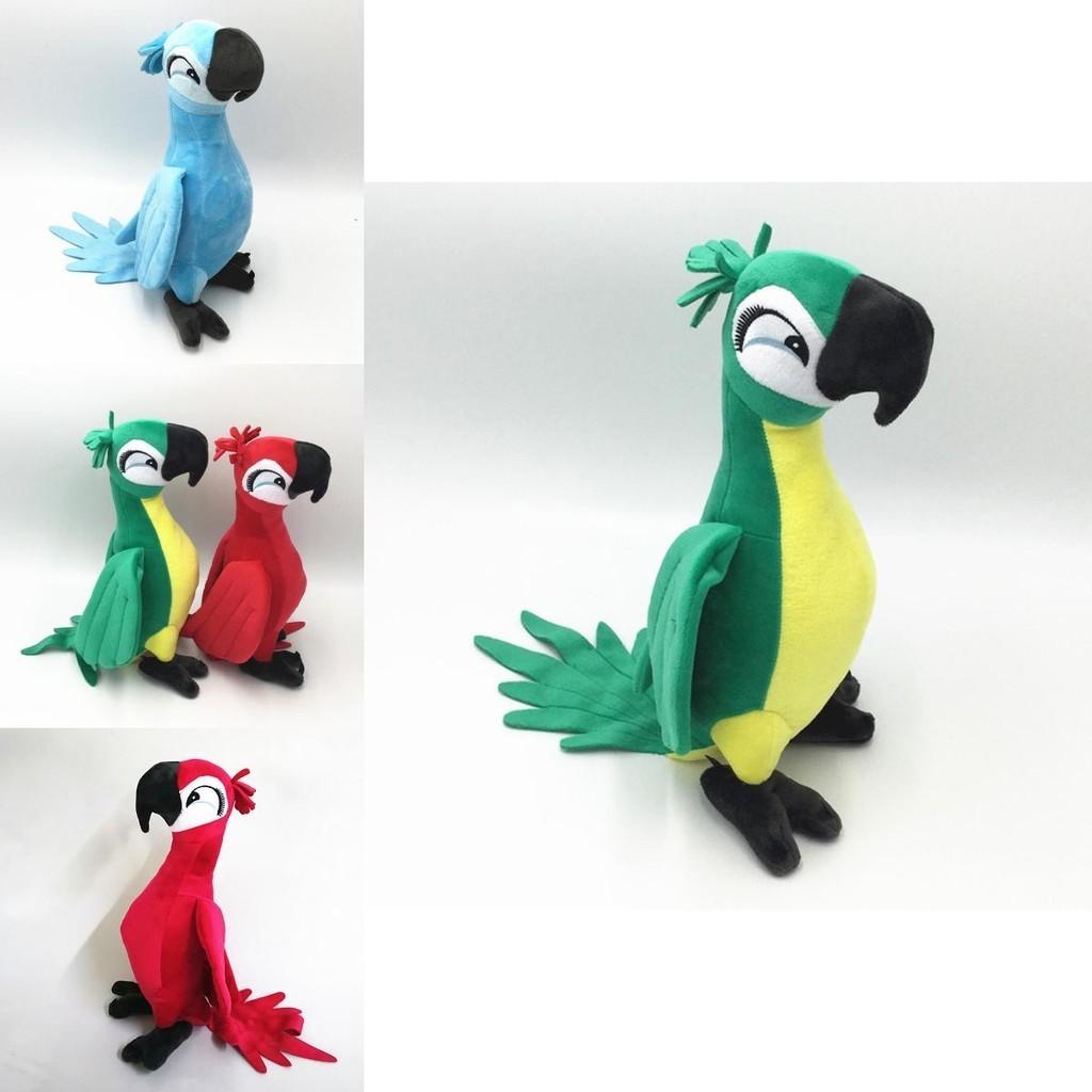 Adorable 30cm Rio Movie Plush Toy Parrot Bird Stuffed Animal Doll Perfect For Kids