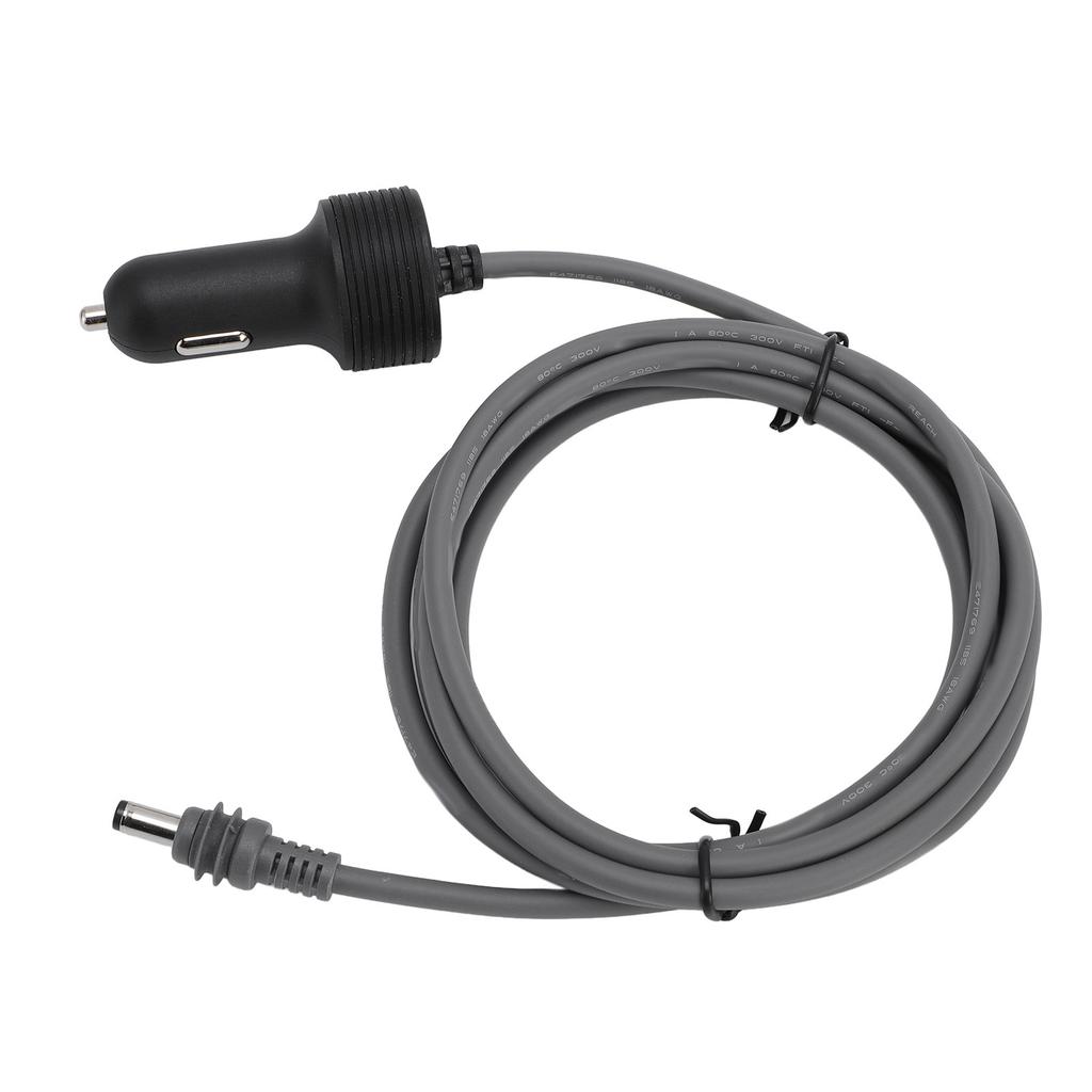 DC Car Power Cable 6.5ft 12V to 24V Water Resistant Plug and Play Stable Transmission 18AWG Power Cable for Dish Antenna