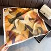 New Modern Polka Dot Printed Silk Scarf Square Scarf High-end Shawl Sunscreen Neck Small Square Scarf Headscarf Women's Scarf
