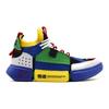 New LiNing Essence 2 ACE Way Of Wade Cushioned Slip Resistant Mid Top Vintage Basketball Shoes Women's Blue Green Yellow AGWN024-1