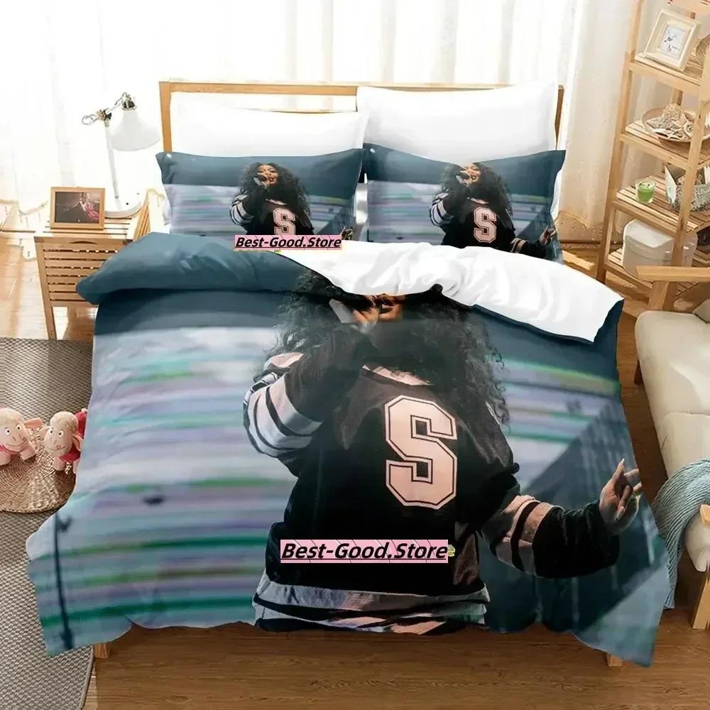 Popular Sza Bedding Set Single Twin Full Queen King Size Bed Set Adult Kid Bedroom Duvetcover Sets Anime Parure De Lit Bed