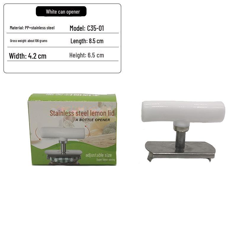 

Многофункциональная открывалка для бутылок из нержавеющей стали - консервный нож для дома can opener color box белый