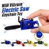 Plastic Power Saw Bag Pendant Realistic Logging Saw Toy Electric Saw Keychain  Gift Key Decor