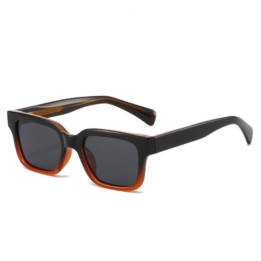 

Ins New Fashion Retro Square Women Sunglasses Personality Color Matching Frame Design Trendy Casual Men Uv400 as picture