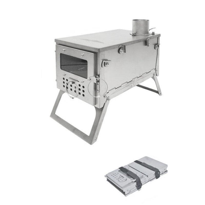 UOSU Portable Stainless Steel Wood Stove