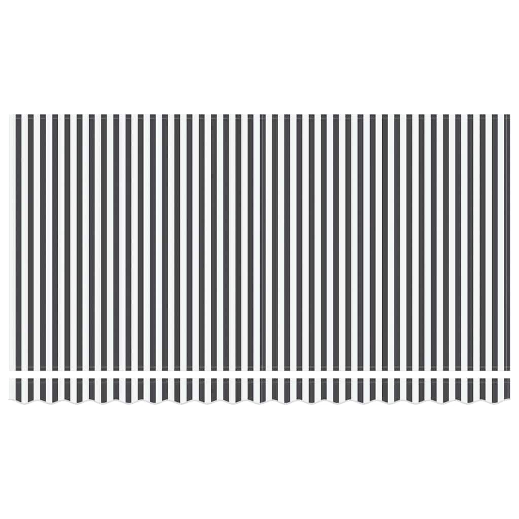 Retractable Awning Anthracite 400 x 200 cm Fabric