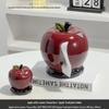 Apple Ceramic Tissue Box & Toothpick Holder Set