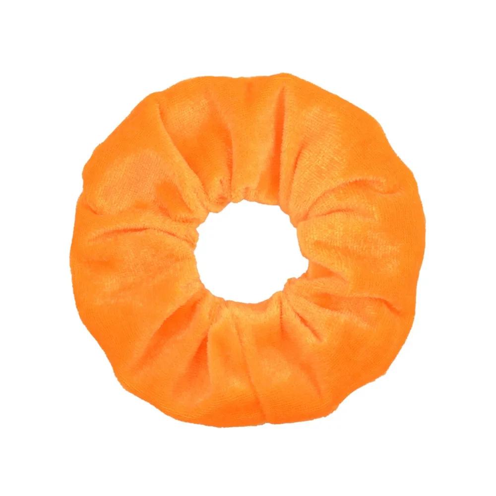 1 stuks Effen Kleuren Fluwelen Haar Scrunchies Dames Meisjes Paardenstaart Houder Hoofdband Elastische Haarbanden Haaraccessoires