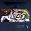 Code Geass All Main Characters Group Anime Mouse Pad, Glow Background Large Gaming Desk Mat for Game Room