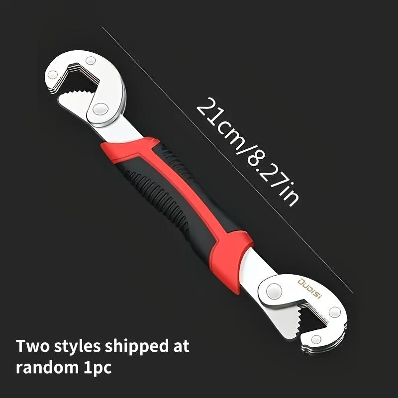 1Pc Wrench Tool Multifunctional Universal Wrench Adjustable Wrench Large Opening Quick Type Random 1Pc